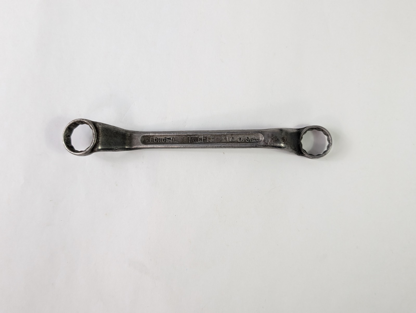 Vintage TruFit 5004 25/32 3/4 Offset Double Box End Wrench Forged USA