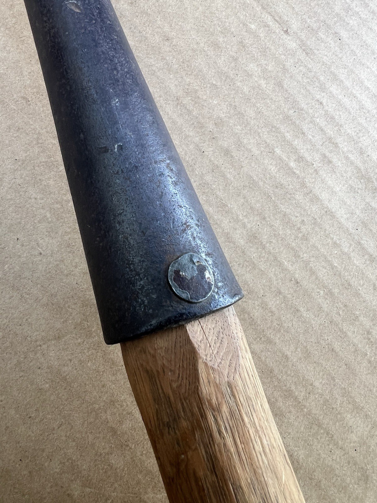 🇺🇸Vintage WHITE Tree Bark Spud Peeler Logging Wood🇺🇸