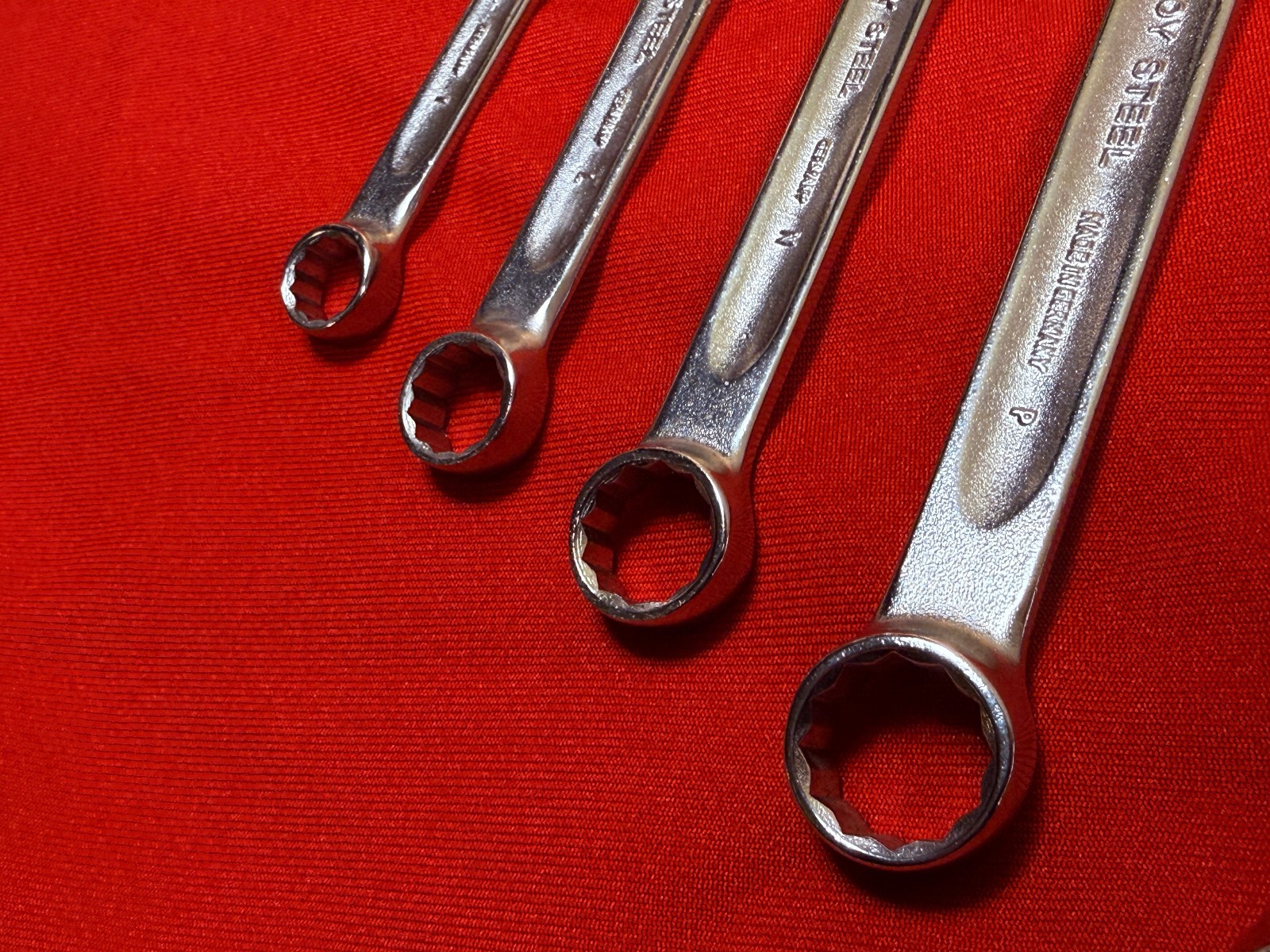 NOS Vintage Stahlwille SAE Open Box 13 series 8 pc Combination Wrench Set