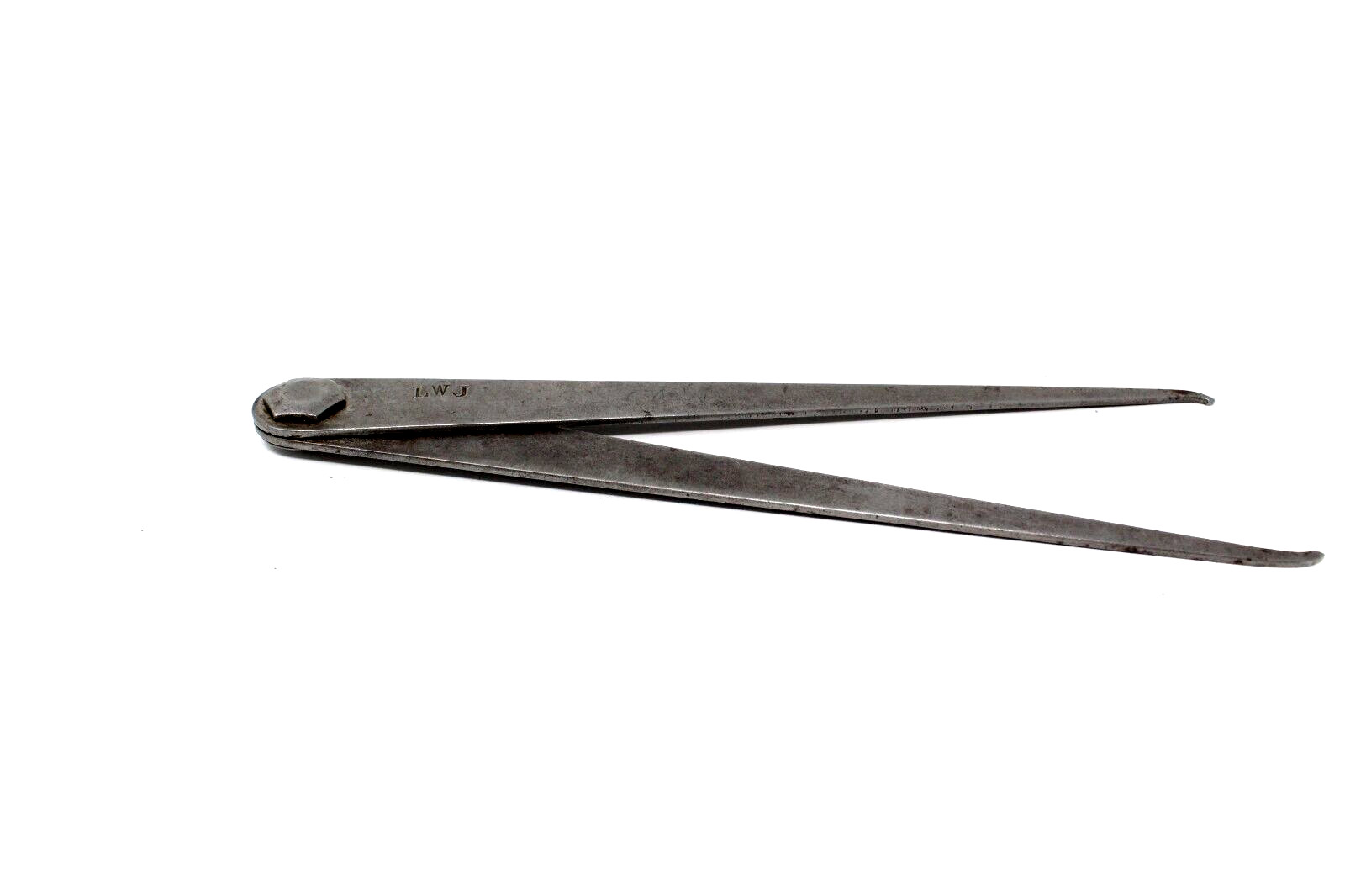 Vintage Flat Straight Joint Legs Outside Caliper Machinist 10-1/2″ USA