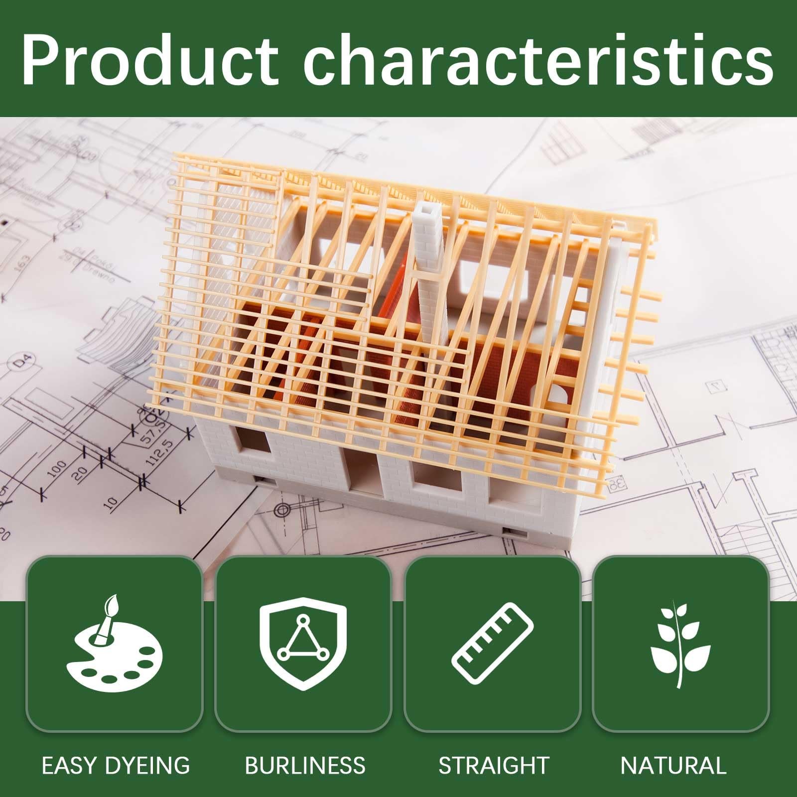 75 Pcs 1/4 x x 12 Inch, 75 Balsa Wood Sticks x x 12 Inch
