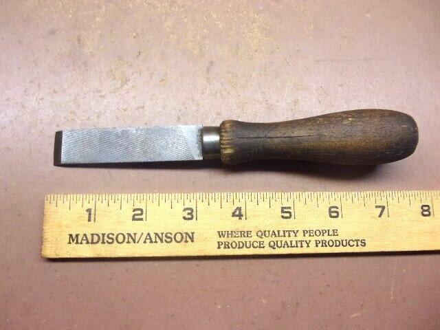 Vintage 3/4″ Straight Edge Chisel Made from a File 7 3/8″ Long Yankee Ingenuity!