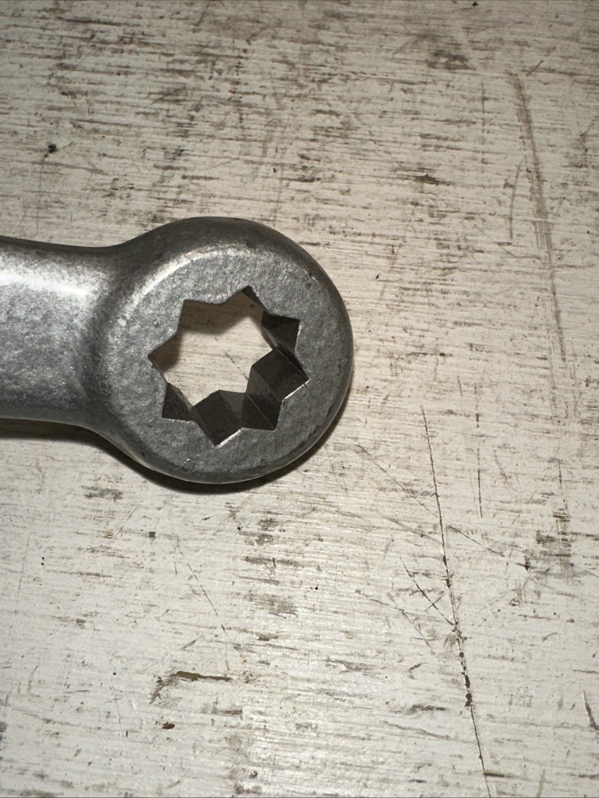 Armstrong No.555 1/2″ Lathe Tool Post Wrench 8-Point Star Box End and Open End