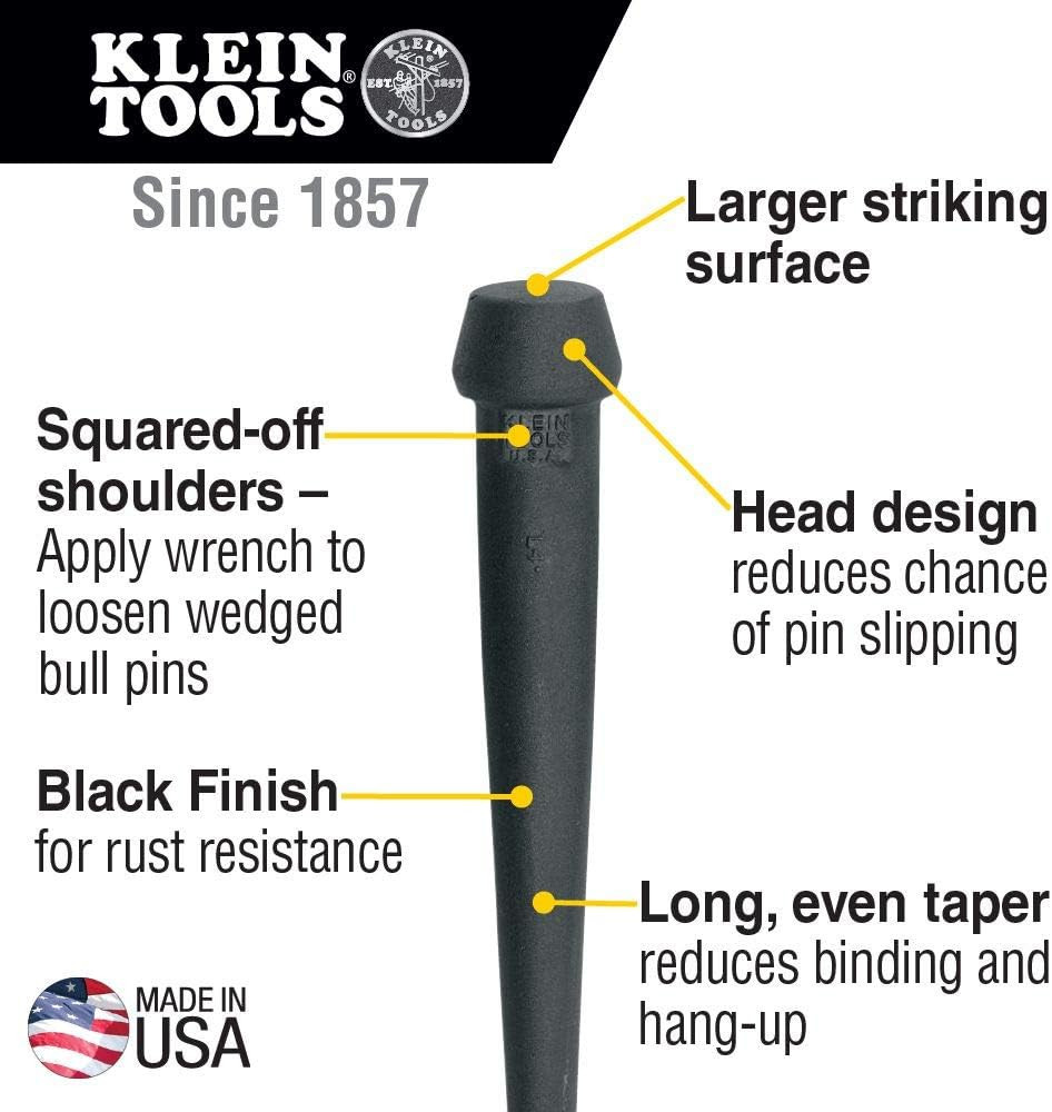 Durable Spud Wrench & Bull Pin Tool Set for Construction & Repair Tasks