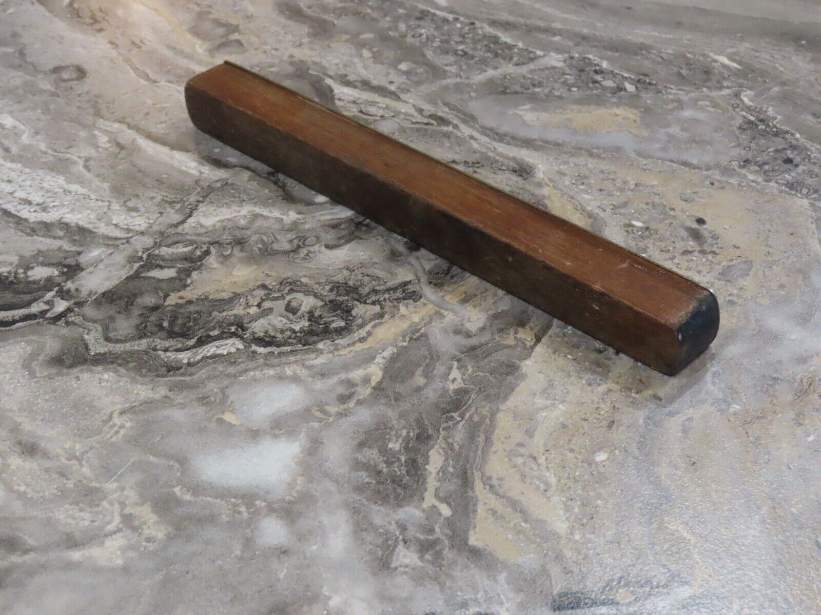 BV463: I & D Smallwood No 708 Spirit Level Wood & Brass 8” Vintage