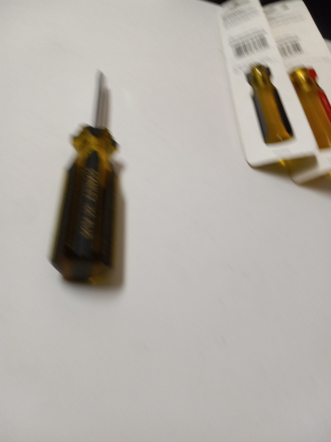 Vintage NOS Stanley 100 plus Flathead screwdriver 1006-3in (66-163) USA