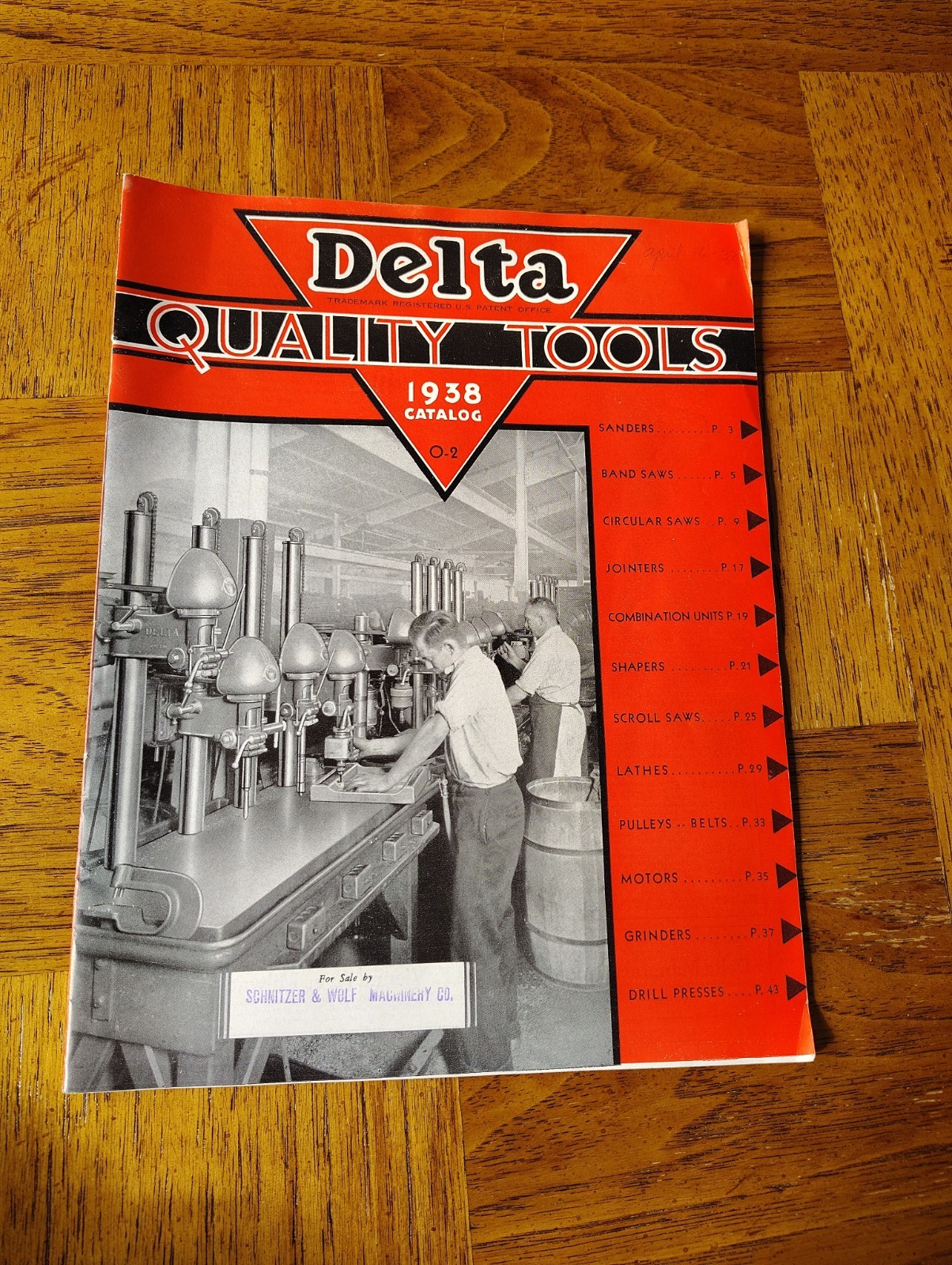 RARE & Orignal 1938 Delta Tool Catalog