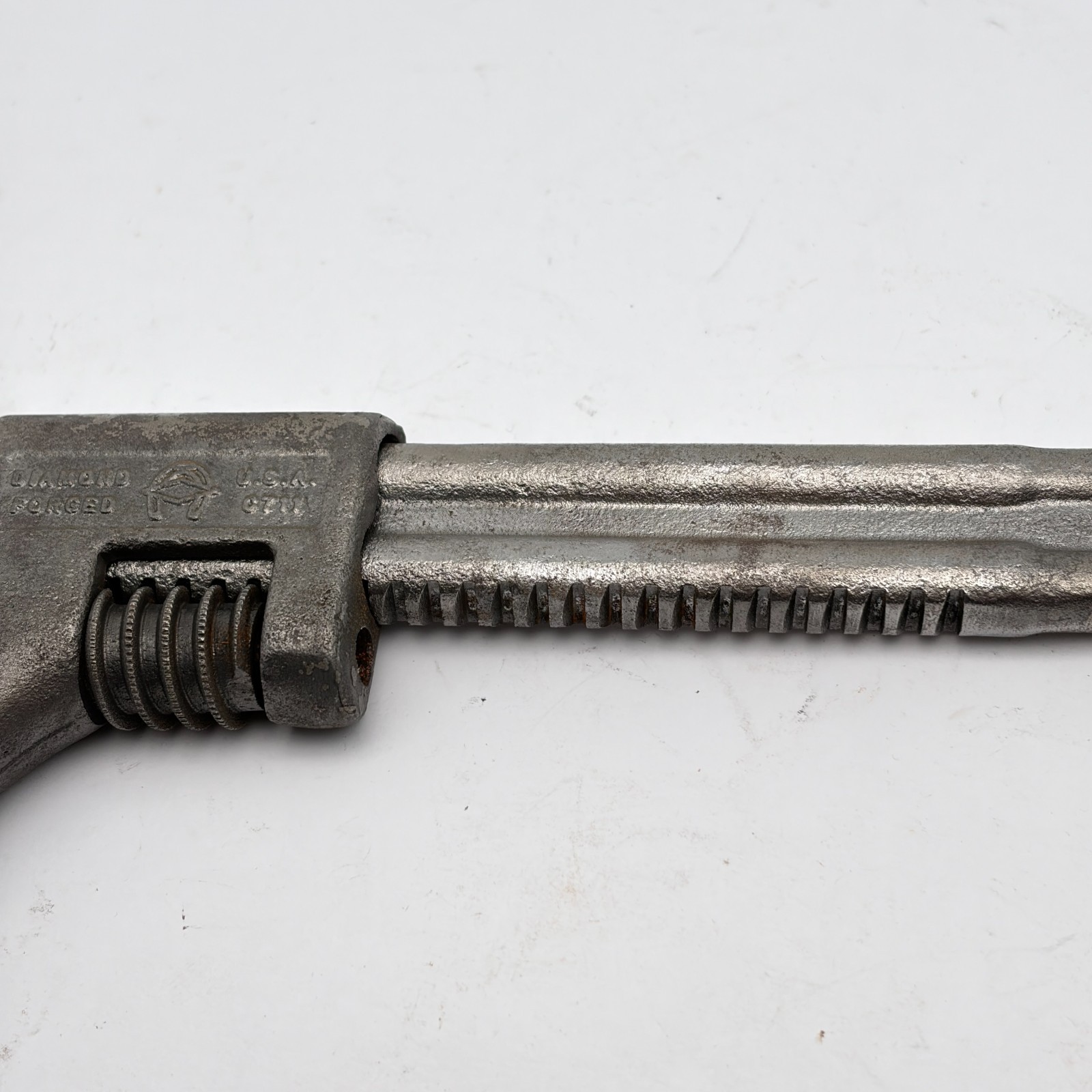 Vintage C711 11″ DIAMOND Horsehoe Adjustable Wrench – USA!