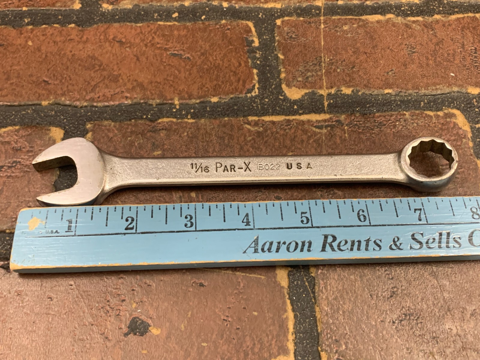 Vintage Par-X B022 11/16″ Combination Wrench 12 Point Sold by Snap-On Tools USA