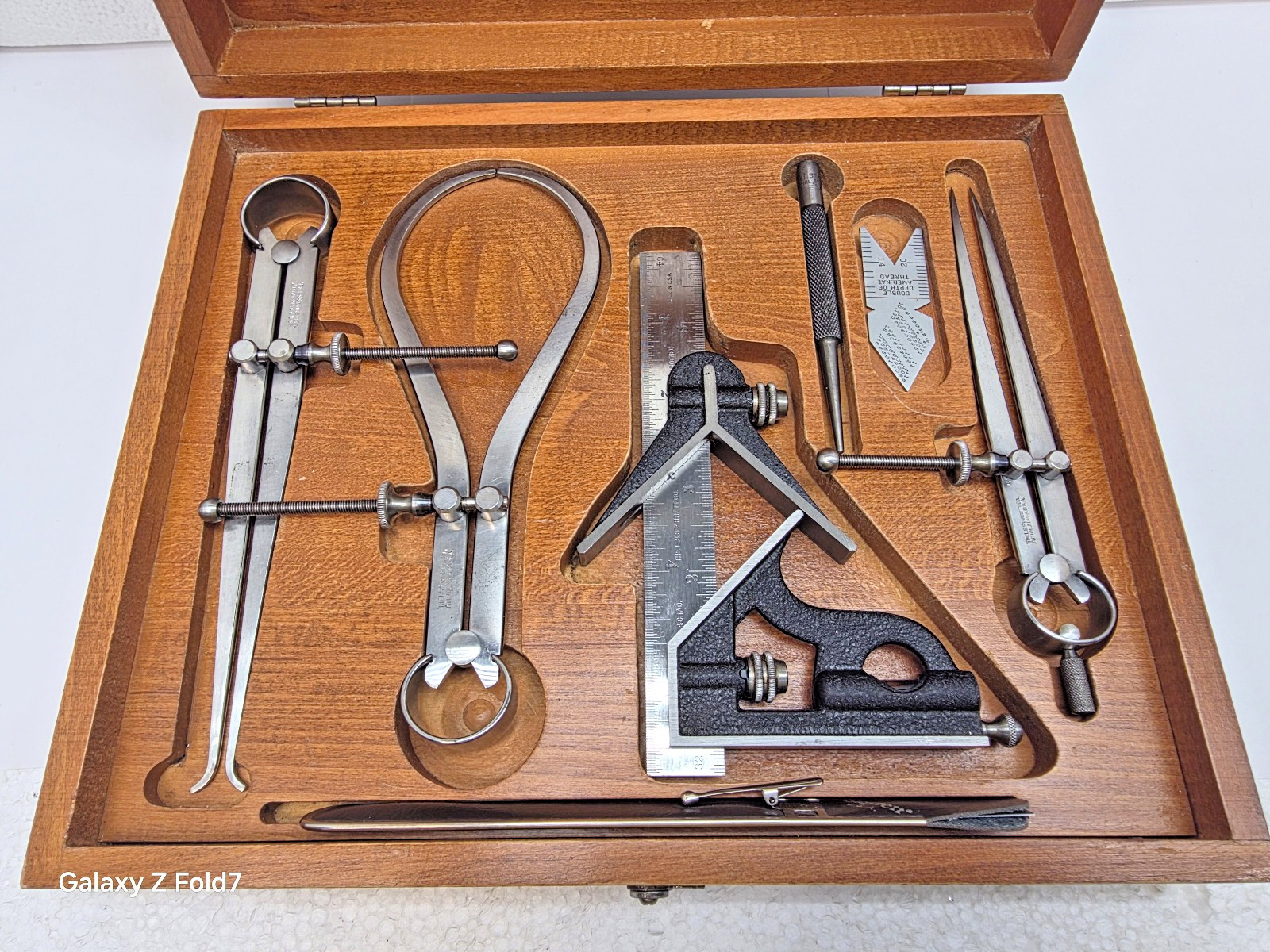 Starrett Student Tool Set 901, Combination Square, Calipers , Book & More