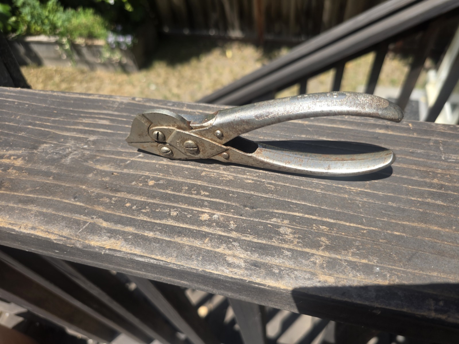 Vintage Bernard Parallel Pliers W Side Cutters Schollhorn Pat 1913