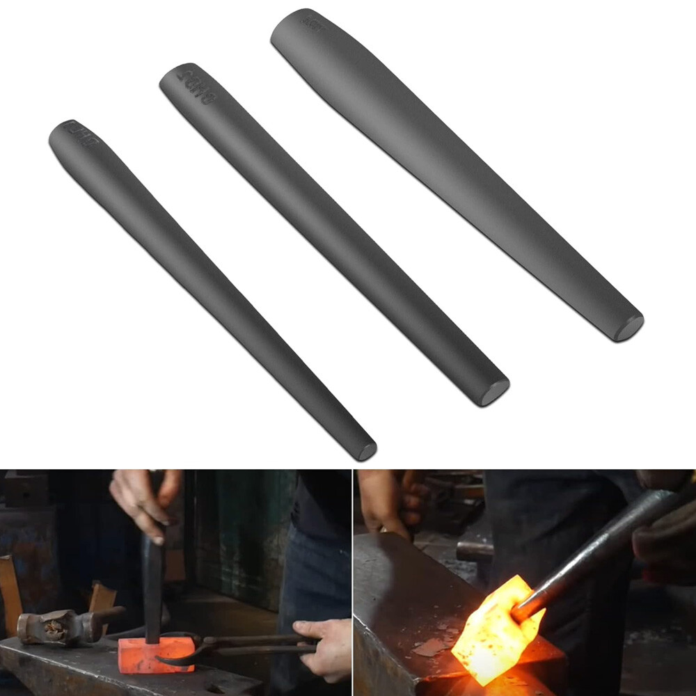 Blacksmith Drift Kit Blacksmith Hammer Eye Drift Tool Set for Forging Tongs 3Pcs
