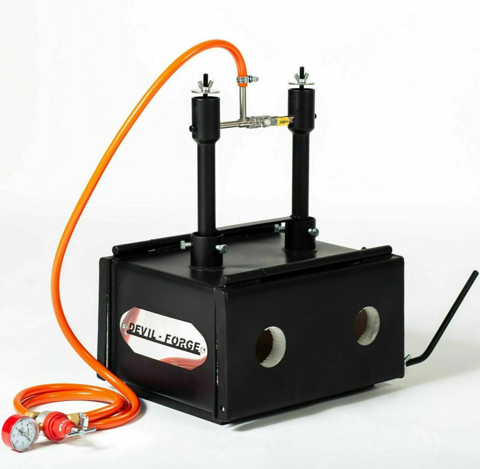 DFHS2+2D/5.2″ GAS PROPANE FORGE Furnace Burner Blacksmith For Horseshoe Makers