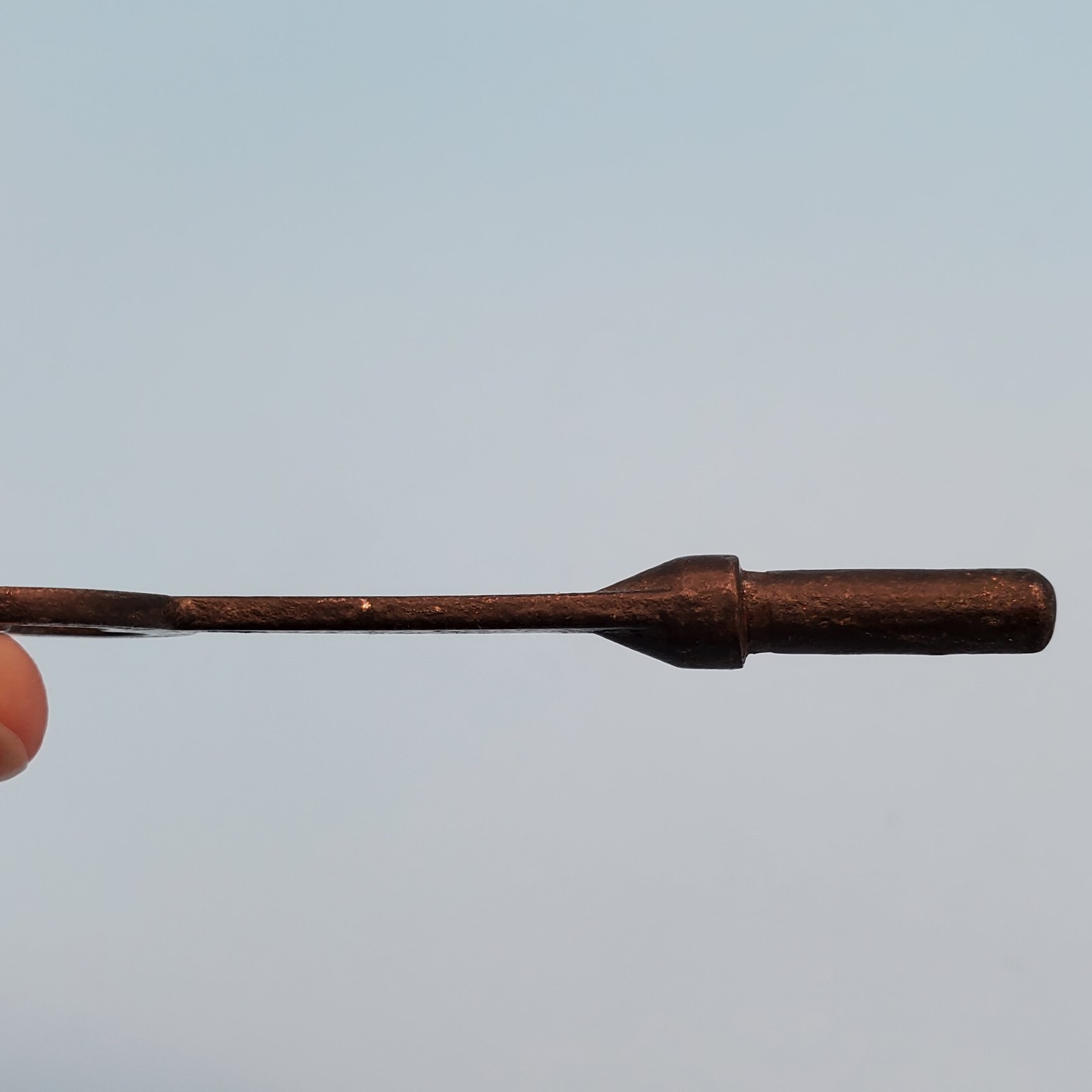 Vintage Solid Barrel Antique Key Approx 2 5/8 Inch Long