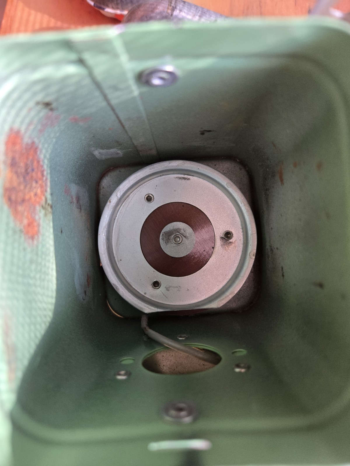 Delta-Ray Sealed Beam Lantern Model A1833 6 Volt 6V Green