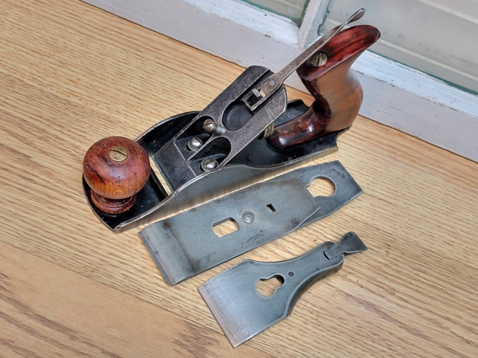 Scarce Birmingham Derby No. 3 Size B Plane Mosher 1889 Patent Caged Lateral