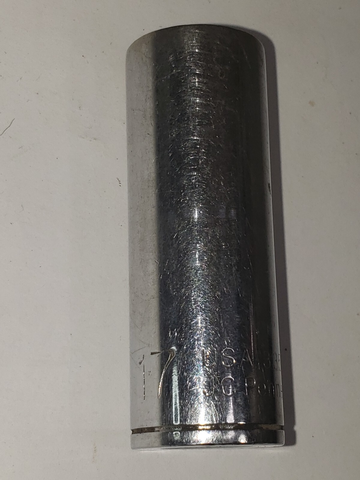 Vintage JC Penney 17 mm Deep Socket 12 pt 3/8″ Drive #3356 Made In USA