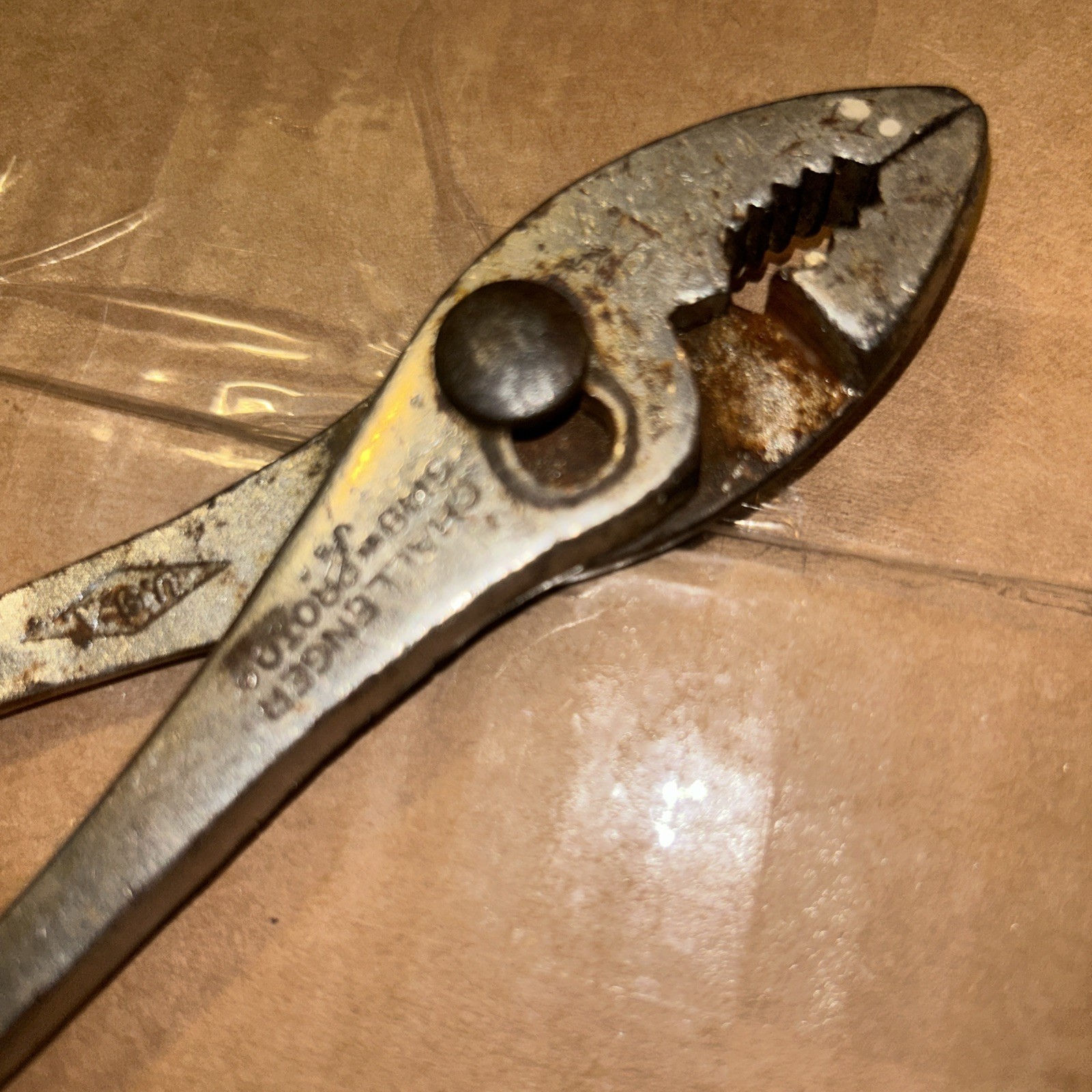 1960s Vintage 8″ Length ** CHALLENGER by PROTO *** Slip Joint Pliers 3148 USA