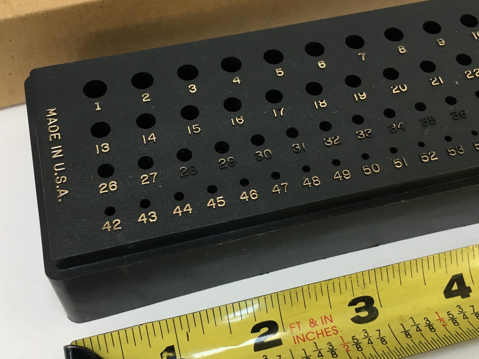 DRILL BIT BLOCK GENERAL HARDWARE MFG. CO NY