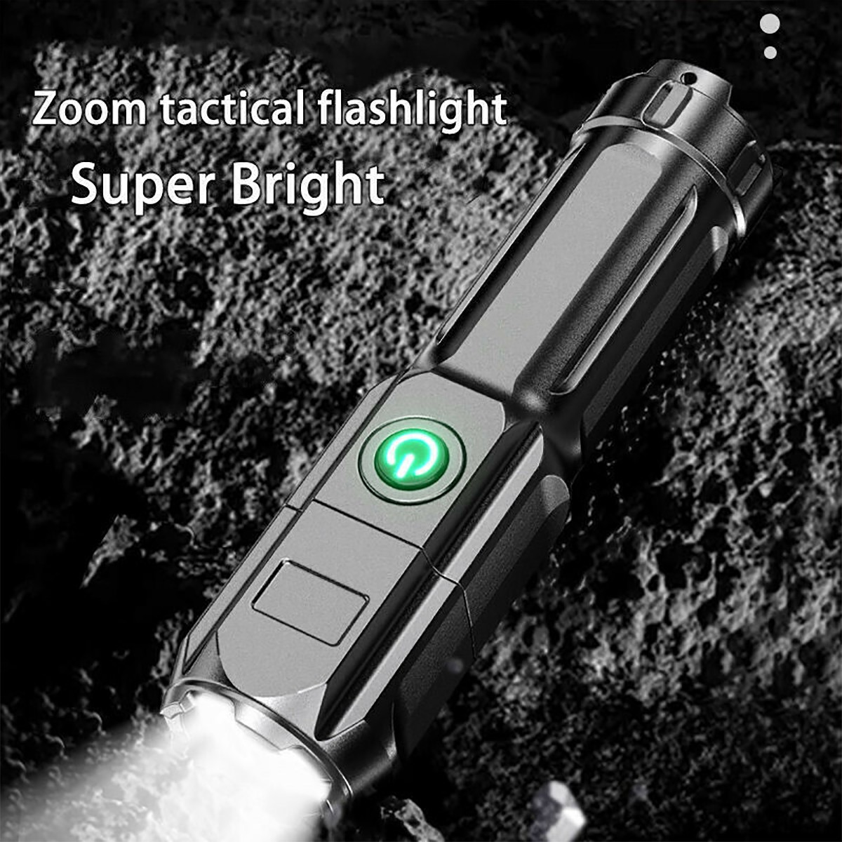 Rechargeable 990000LM LED Flashlight Tactical Police Super Bright Torch Zoomable