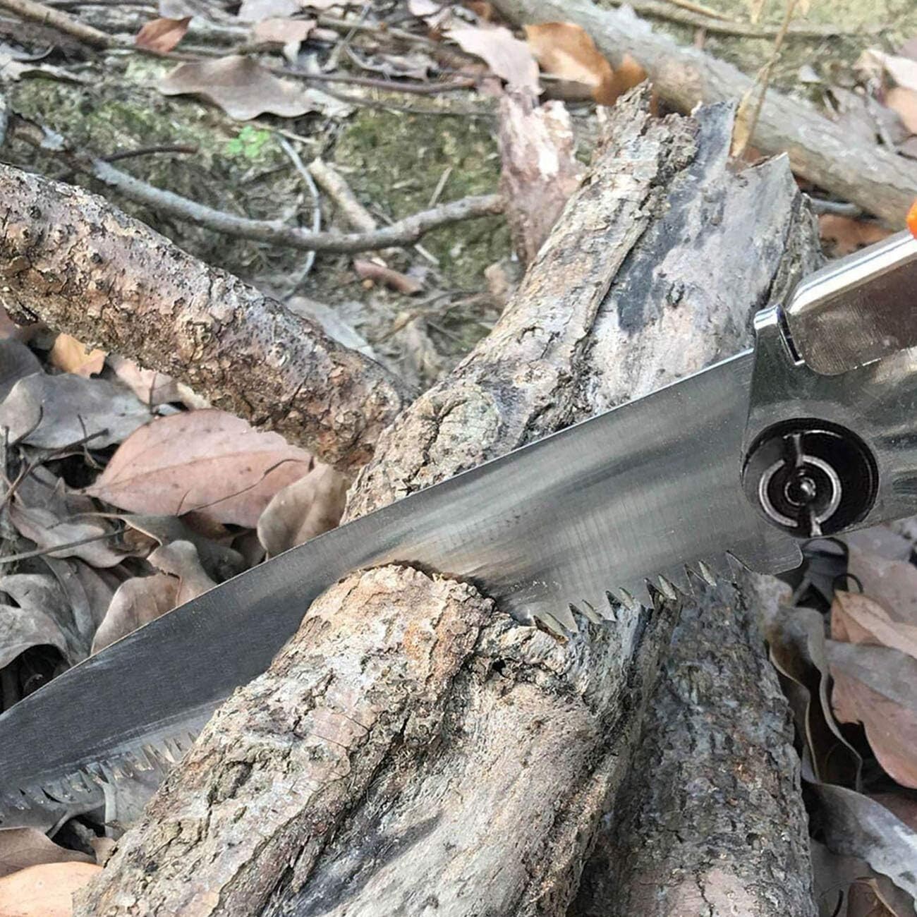 Folding Hand Saw with 11-Inch SK-5 Steel Blade – Ideal for Camping & Landscaping