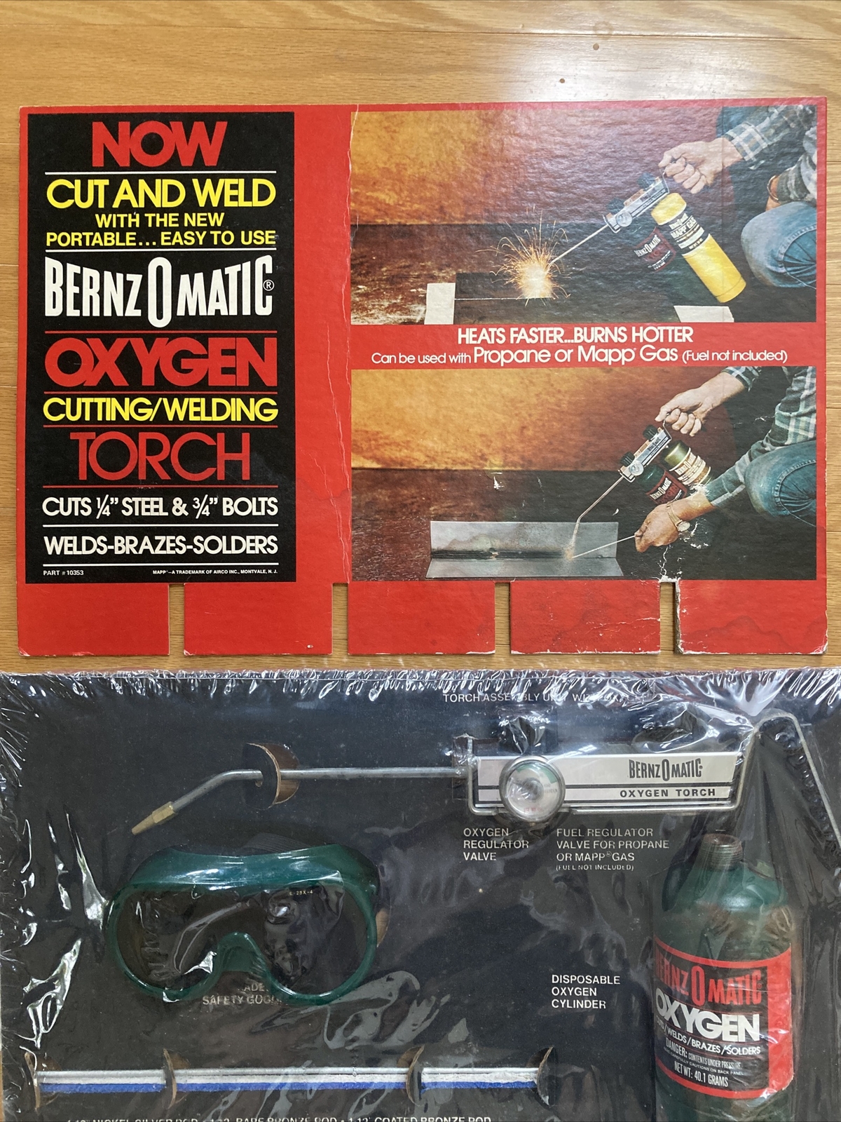BERNZ-O-MATIC OX-5000 VNTAGE CUTTING WELDING OXYGEN TORCH NEW IN PACKAGE
