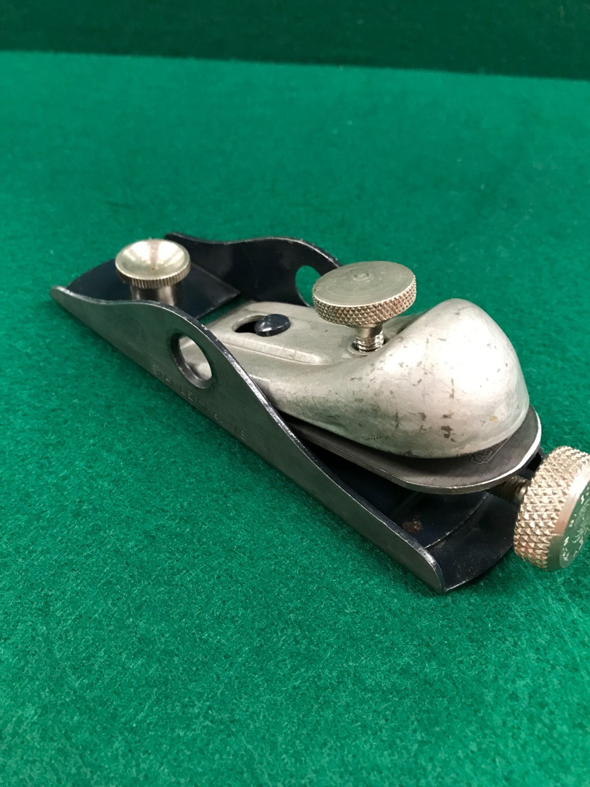 Vintage STANLEY No. 118, steel, low angle, block plane, woodworking