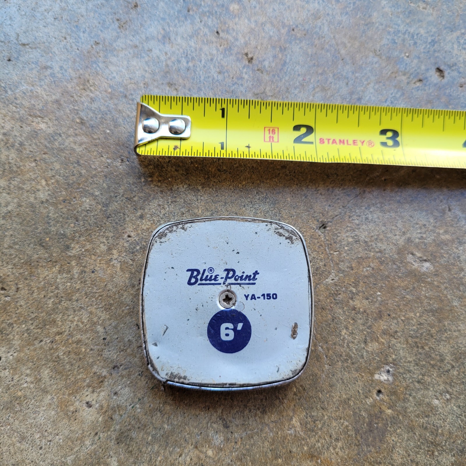 Vintage Blue Point Tape Measure 6′ YA150