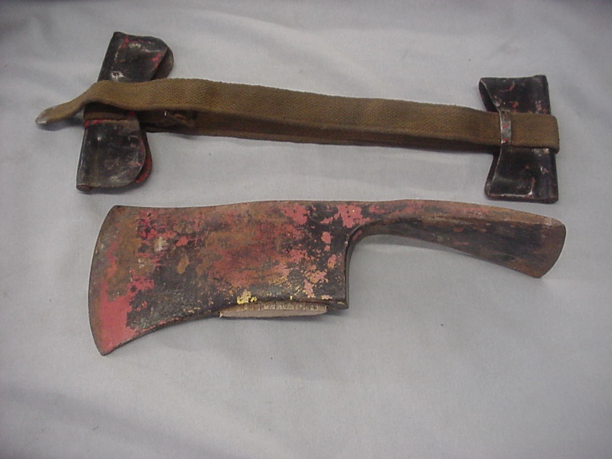 True Temper FSS Pulaski Axe Head Original Steel Strap Buckle Blade Guard Sheaths