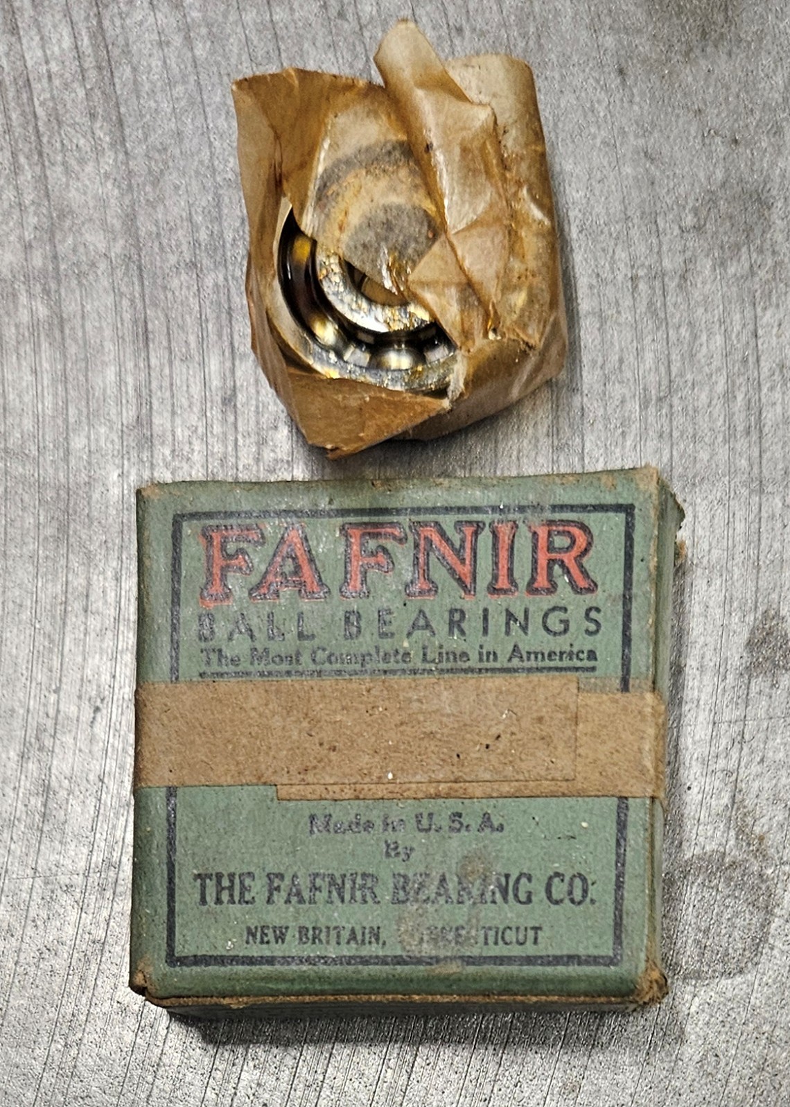 VINTAGE NOS FAFNIR 36K BALL BEARING