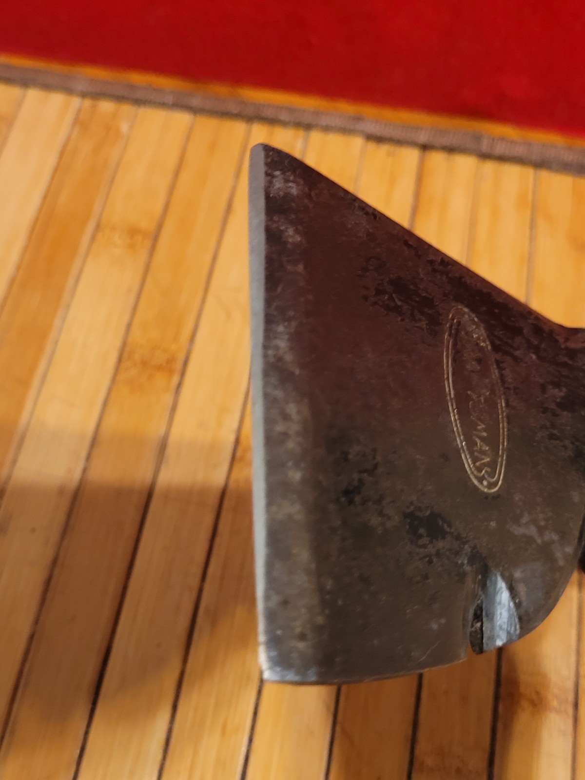 Vtg CRAFTSMAN DOUBLE OVAL 1.07Lb 12″L 3″Blade Carpenter’ Hatchet Hammer Axe.OBO