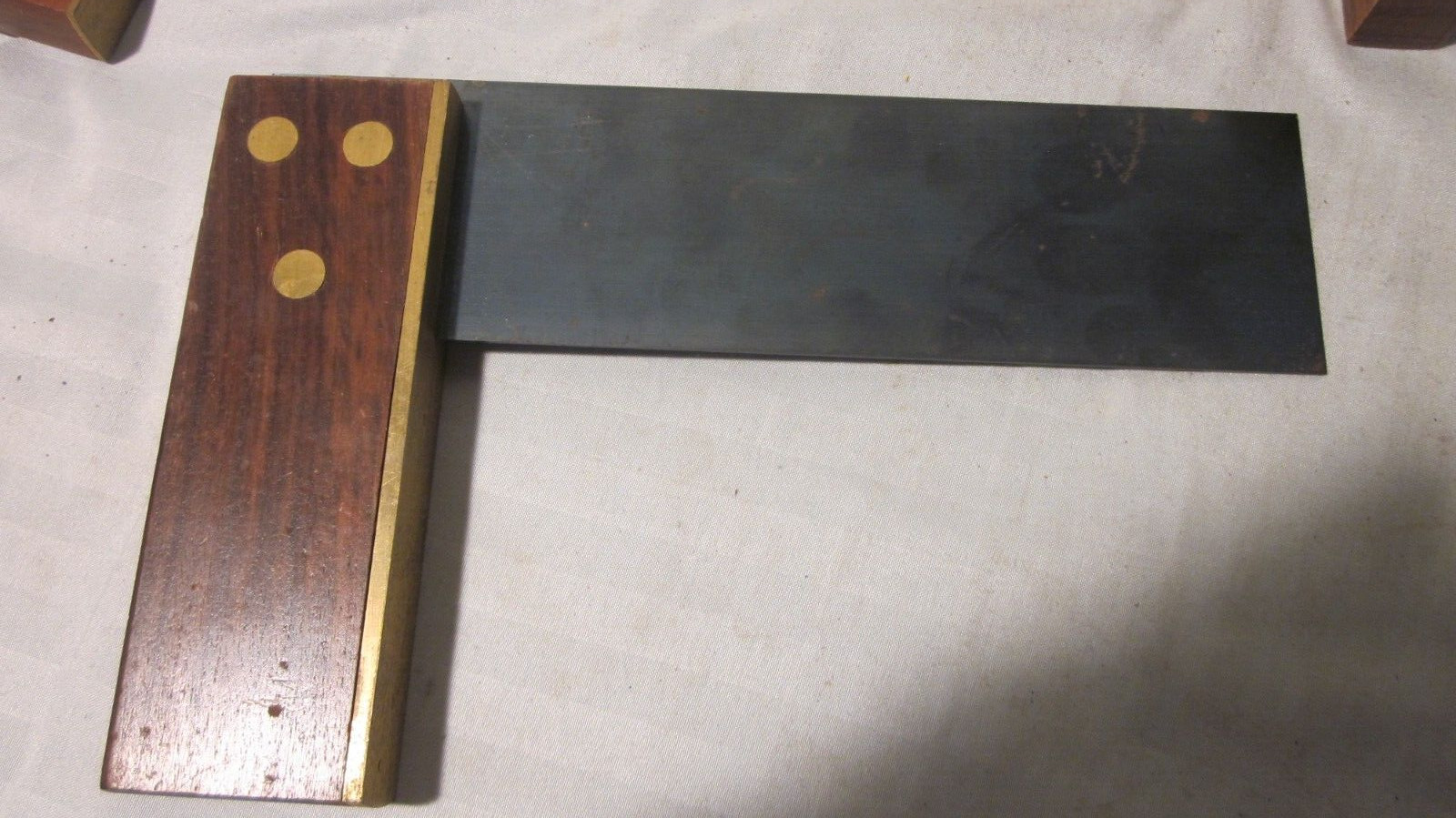 Set of 3 WOODWORKER’S Supply Made in England Brass Square