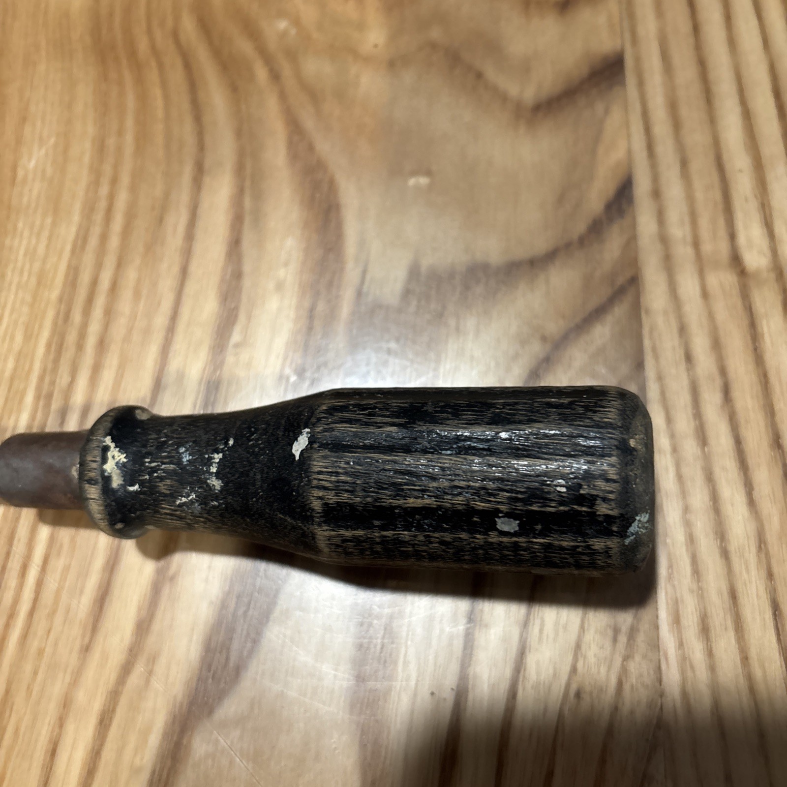Vintage 8″ Wooden Handle Flat Head / Straight Screwdriver USED