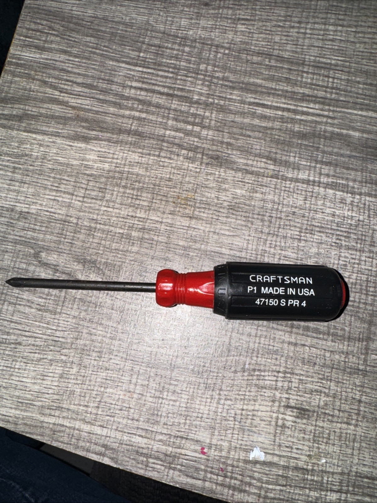 Sears Craftsman USA Nos 47150 PR Pratt Read Phillips 1 Comfort Grip Screwdriver