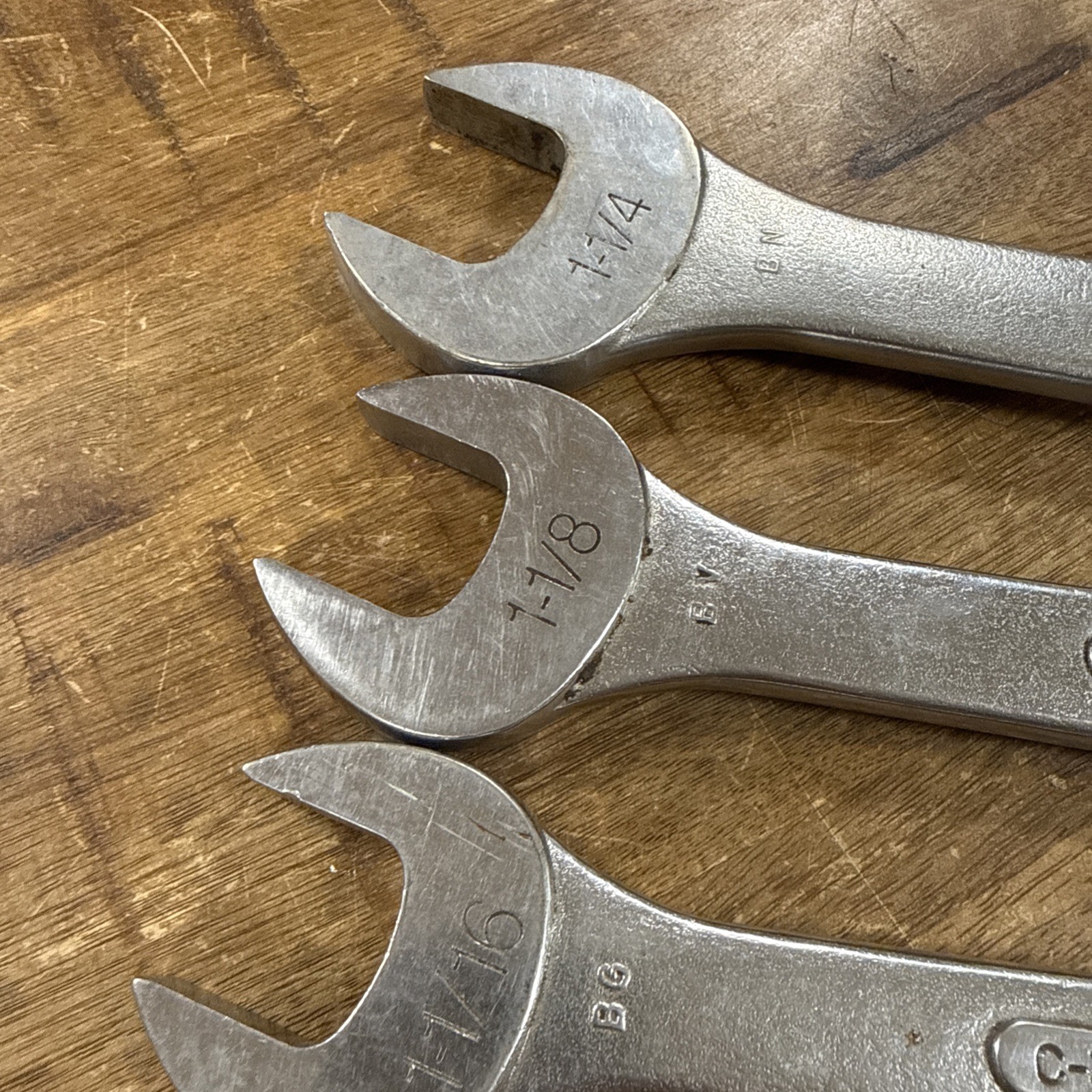 Vintage SK Tools USA 5 Piece Set C-40 1-1/4” Thru C-28 7/8” 12 Point Combination