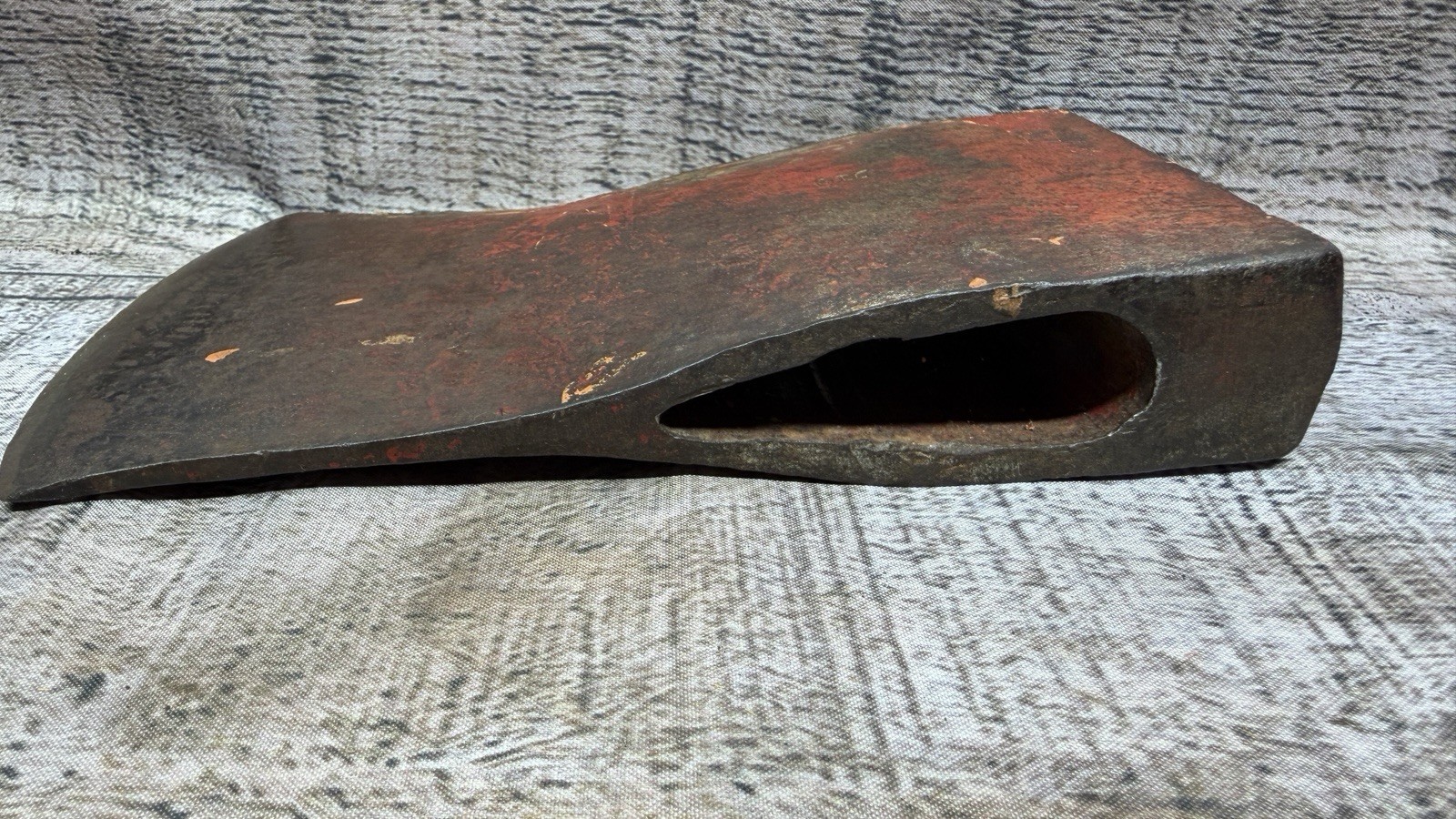 Vintage Unbranded 4-1/2” Single Bit Axe Head 3lb 6.9oz