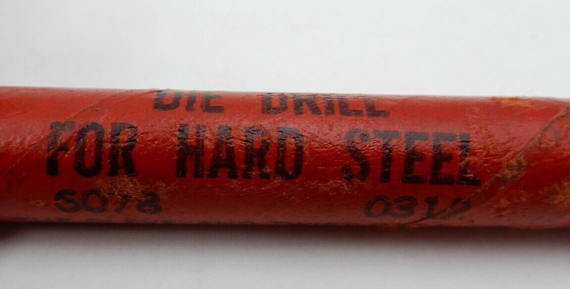 VINTAGE CLEVELAND TWIST DRILL 5/16″ No. 760 CARBIDE TIPPED DIE DRILL BIT