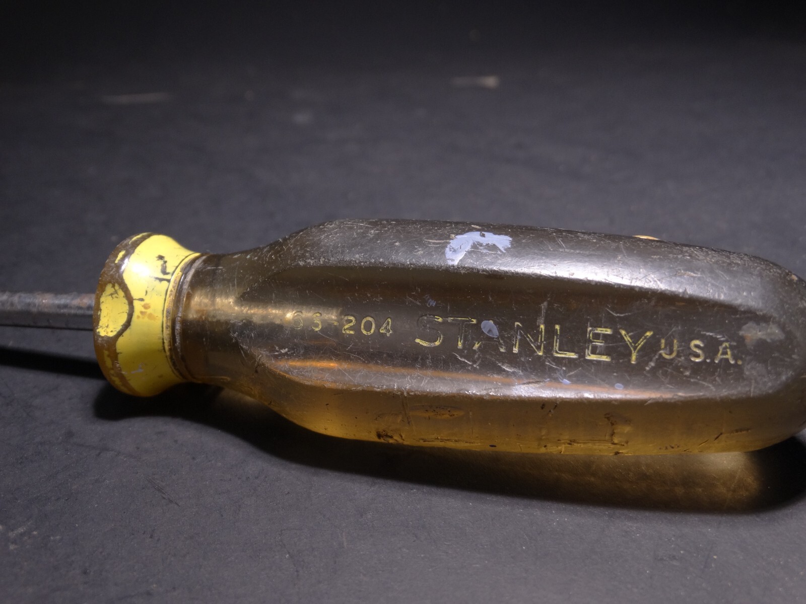 Stanley 66-204 Workmaster Screwdriver Vintage 8.5″ overall 4” Slotted Blade USA