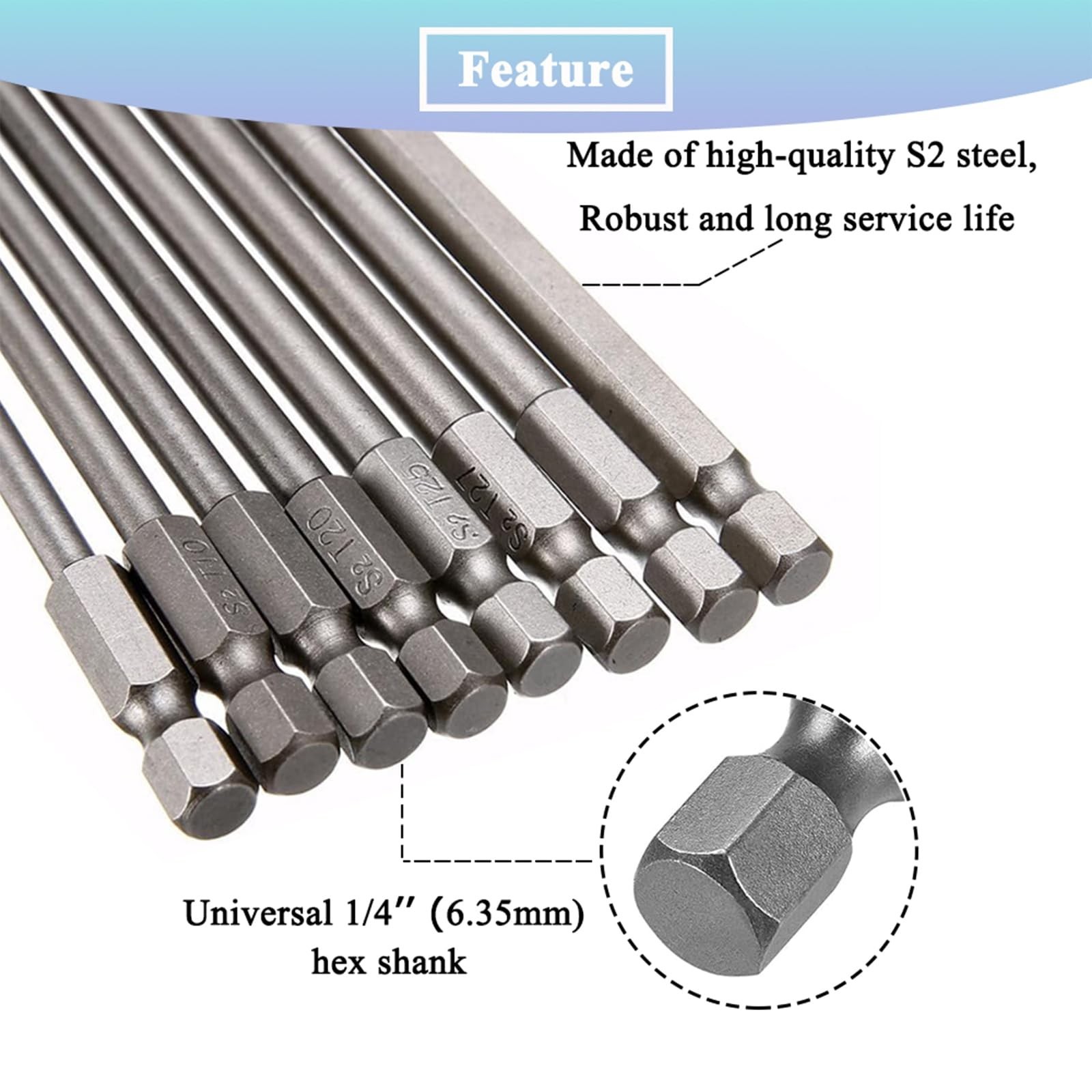 11Pcs Torx Security Screwdriver Bit Set 200mm Magnetic Torx Screwdriver Drill…