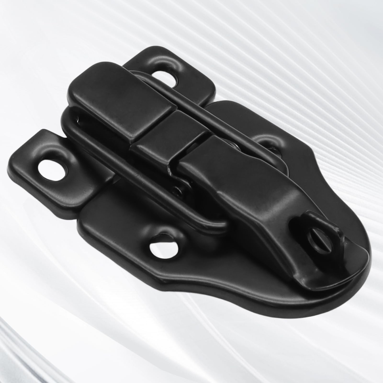 Litoexpe 2 Pack Black Toggle Hasp Latches with Hardening Screws, Classical…