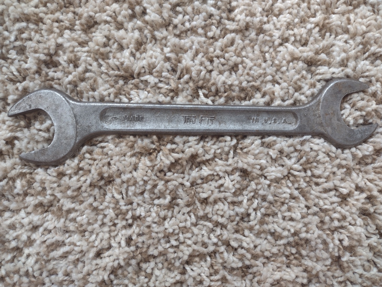 Vintage Tru-Fit | 7/8″ x 13/16″ Open Wrench USA