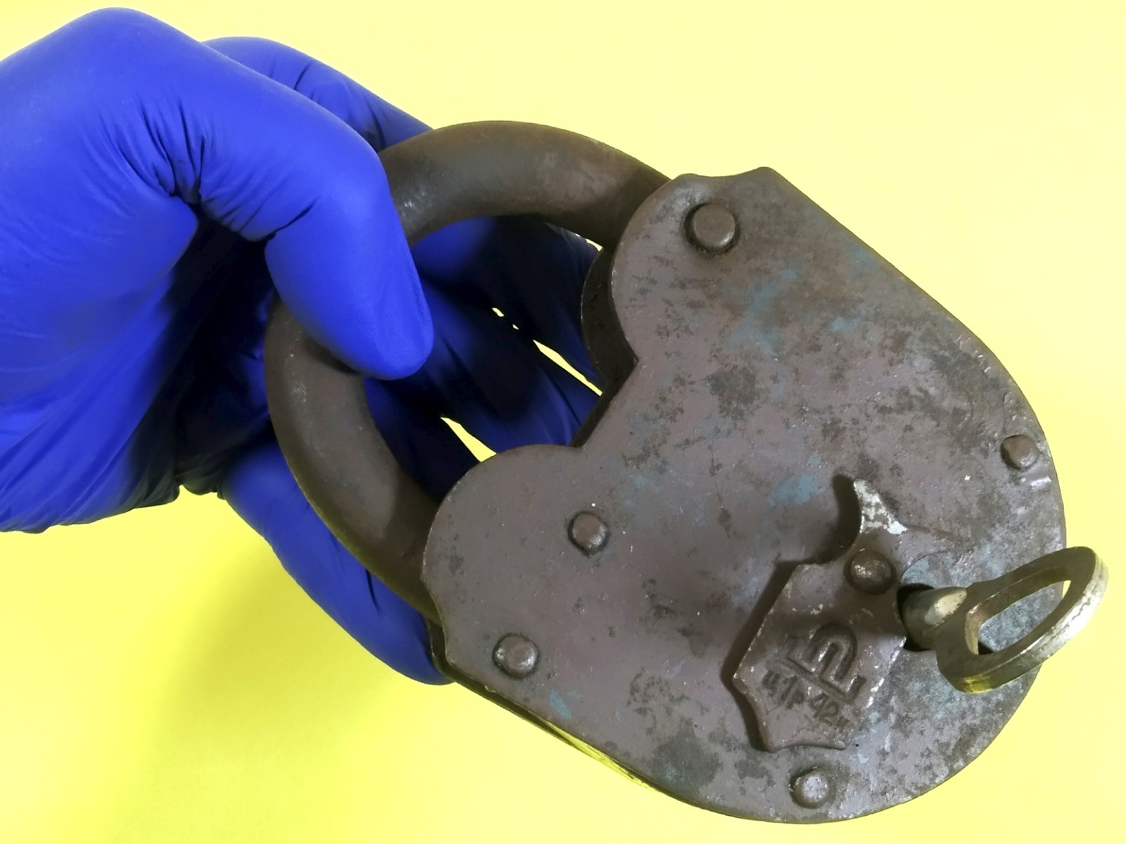 Rarity Massive Lock, Barn SKIF Soviet 1 key 852 grams FOR Garage Warehouse