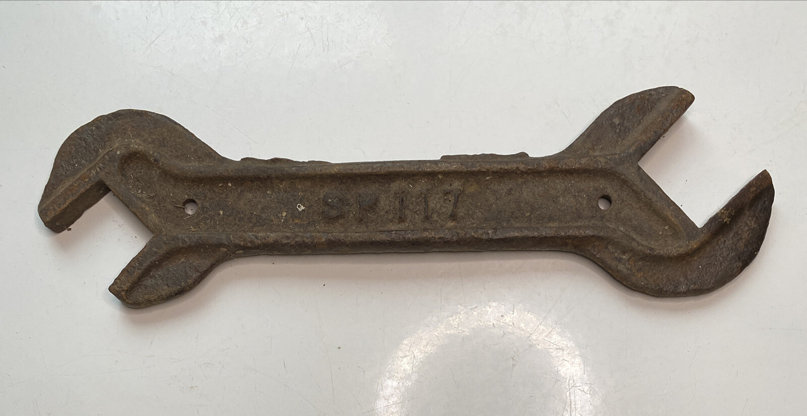 Antique Cast-Iron Wrench Independent SP￼ 117 Primitive 11” Length