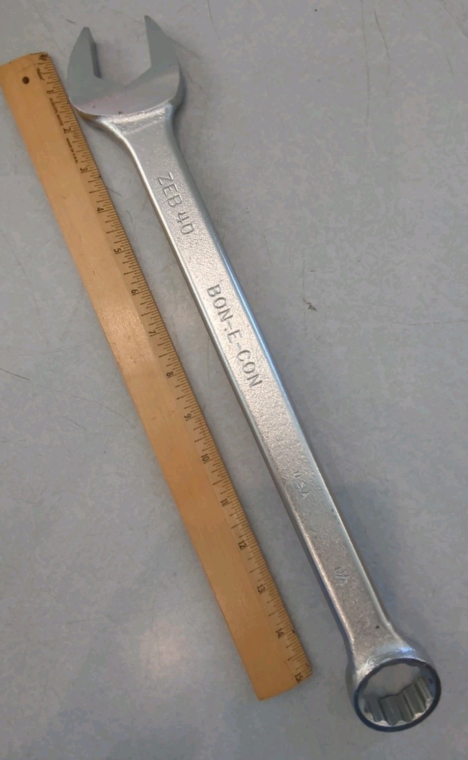 Bon-E-Con Bonney ZEB 40 1-1/4″ Combination Wrench USA