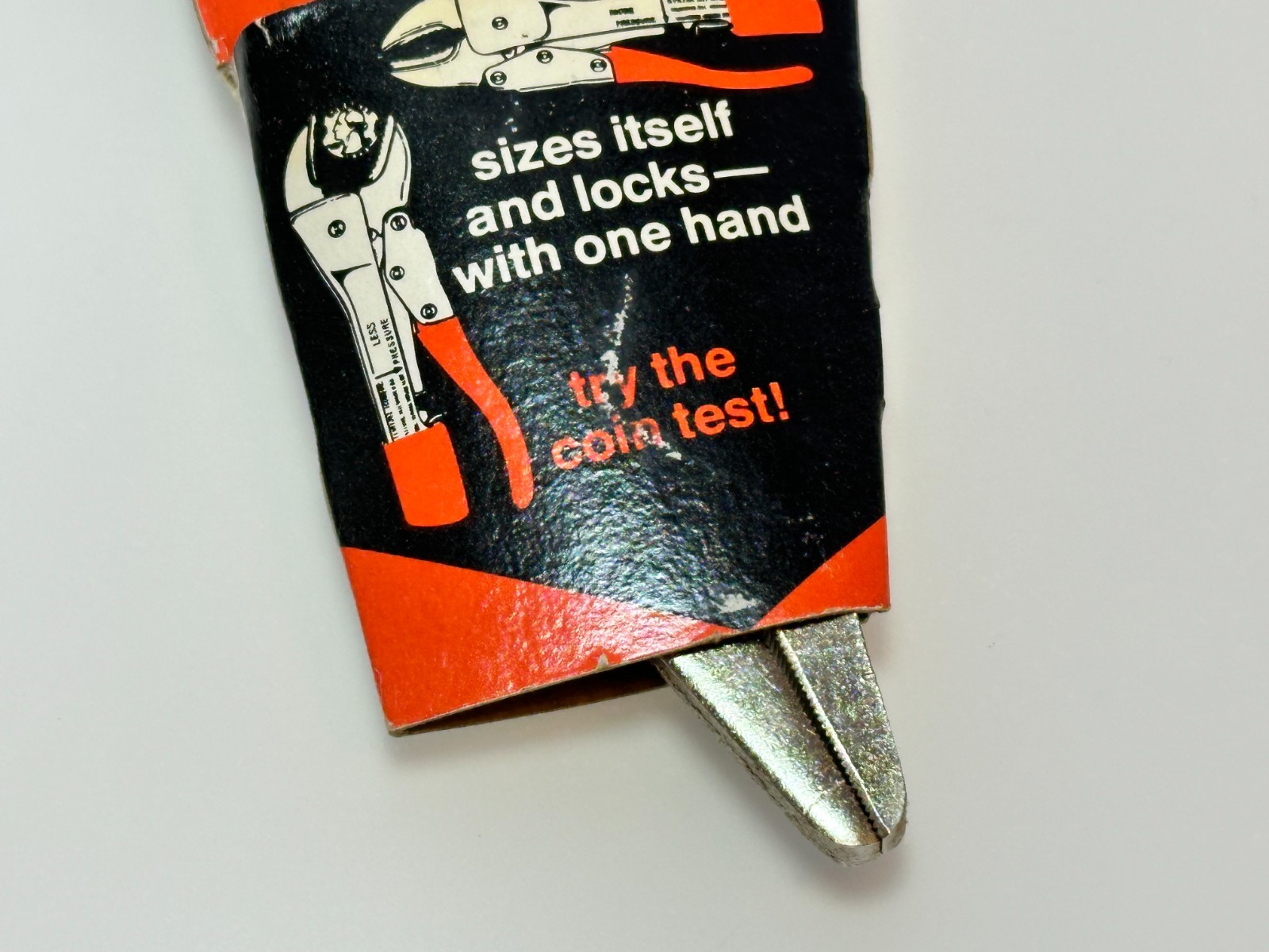 Leverage Tools INC (Nebraska USA) Model No. L8 Long Nose LEVERWRENCH Pliers, NOS