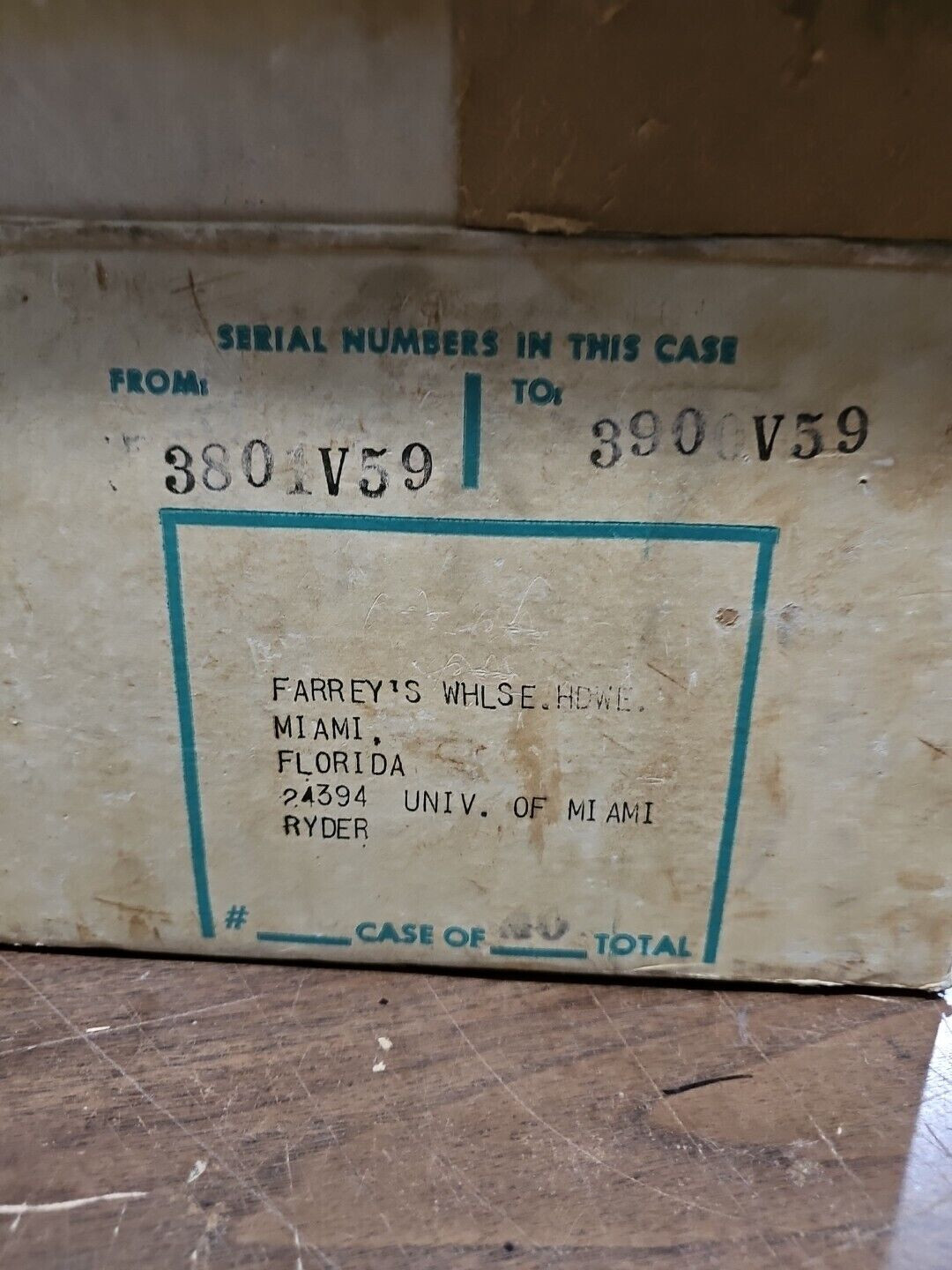 RARE LOT 97 NEW Vintage Master 1525 Combination Padlock With Box & Combination