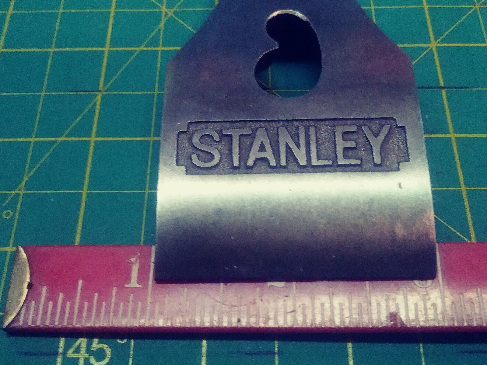 WW 2 Era Patent #1918750 Stanley 2″ Lever Cap – Kidney Slot – No Paint – CLEAN