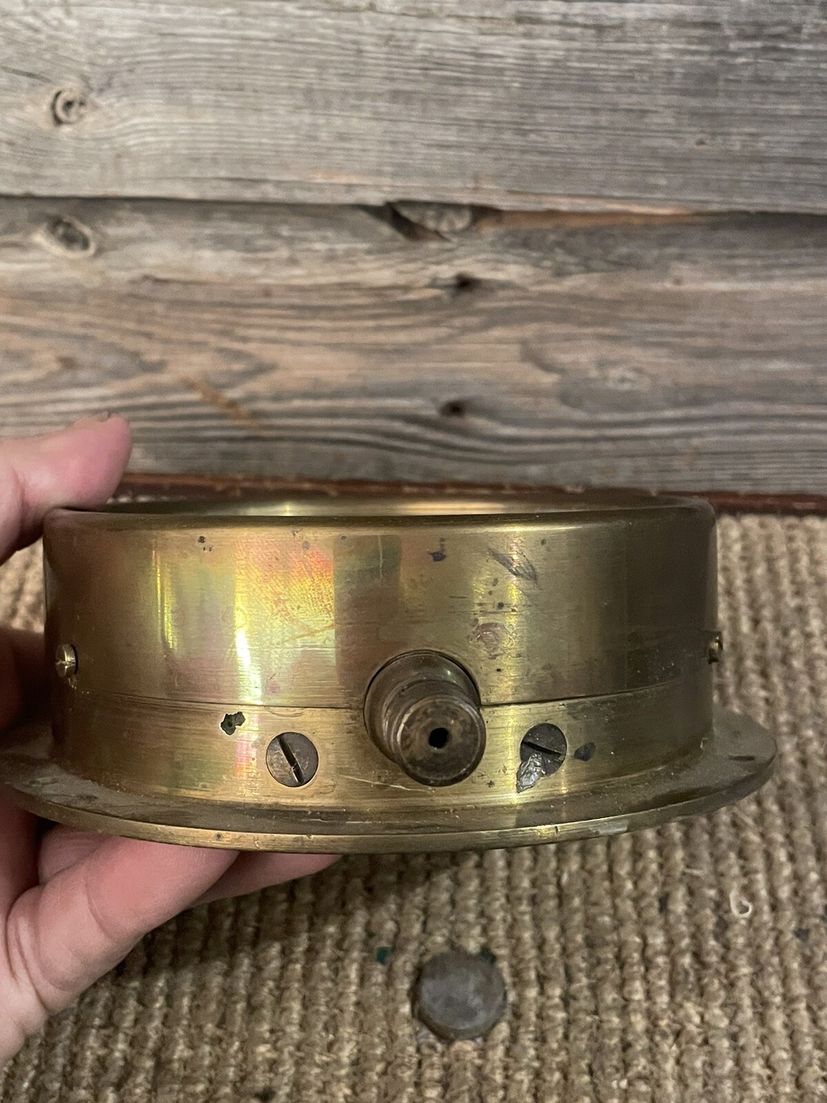 Vintage Brass Pressure Gauge Peacock Brothers Limited Montreal Made In England
