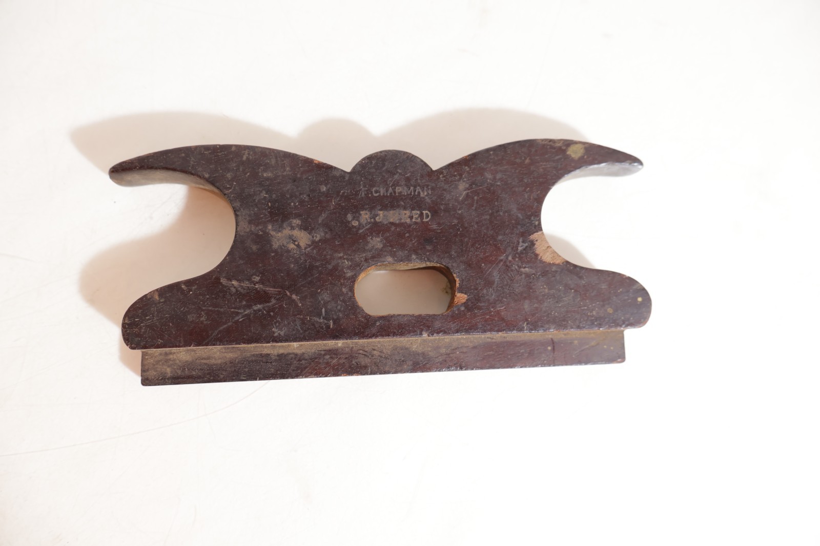 VERY NICE UNUSAL MARKING PANEL GAUGE 2 NAMES R. J. REED F. CHAPMAN lot 253 tag 1