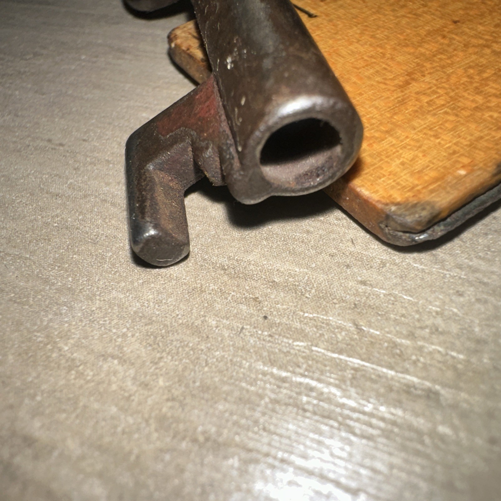 Antique Hollow Barrel Skeleton Key Unique Tip Design Legit Antique Key #4
